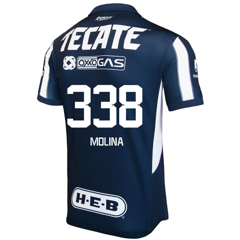 Danxen Herren Johann Molina #338 Blau Rot Weiß Heimtrikot Trikot 2024/25 T-Shirt