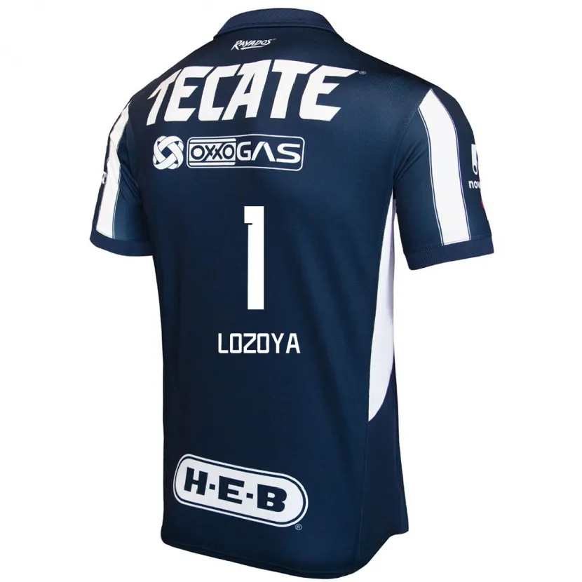 Danxen Herren Claudia Lozoya #1 Blau Rot Weiß Heimtrikot Trikot 2024/25 T-Shirt