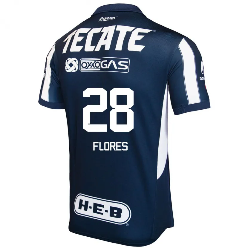 Danxen Herren Silvana Flores #28 Blau Rot Weiß Heimtrikot Trikot 2024/25 T-Shirt