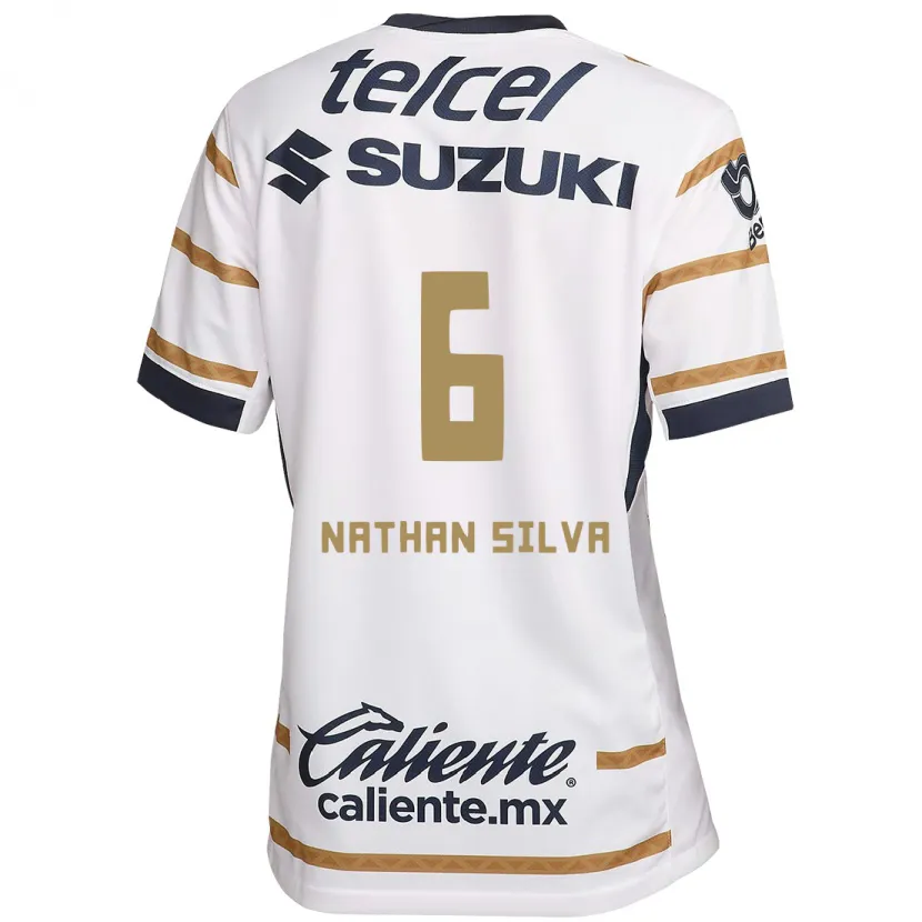 Danxen Herren Nathan Silva #6 Weißer Obsidian Heimtrikot Trikot 2024/25 T-Shirt