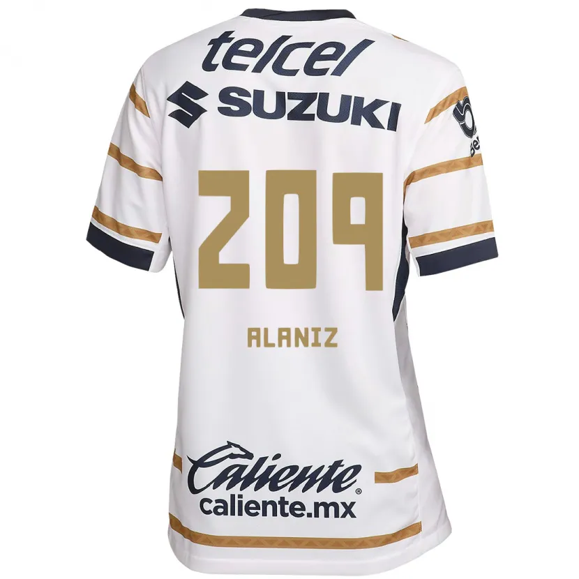 Danxen Herren Jorge Alaniz #209 Weißer Obsidian Heimtrikot Trikot 2024/25 T-Shirt
