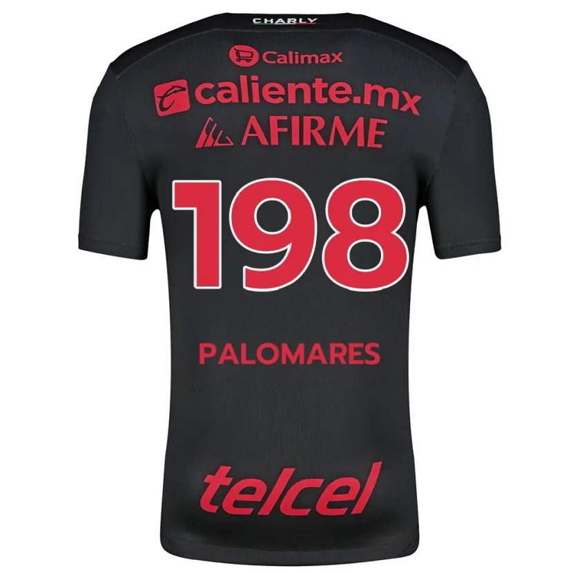 Danxen Herren Ramón Palomares #198 Schwarz Rot Heimtrikot Trikot 2024/25 T-Shirt