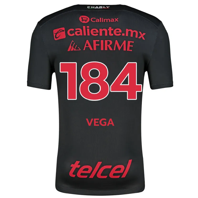 Danxen Herren Daniel Vega #184 Schwarz Rot Heimtrikot Trikot 2024/25 T-Shirt