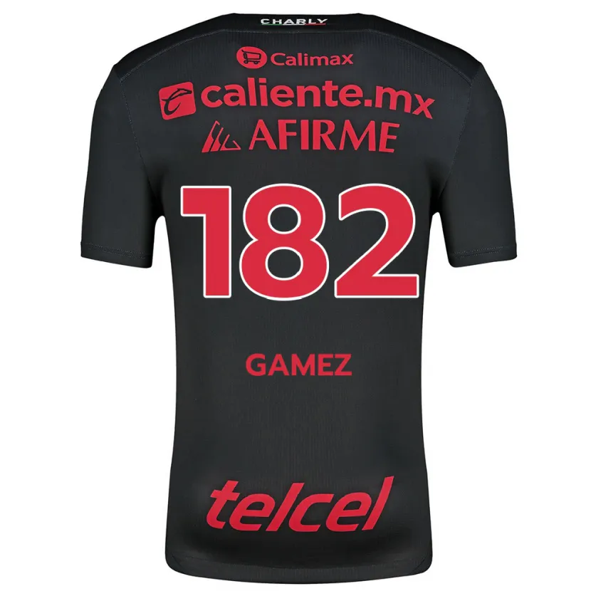 Danxen Herren Mark Gamez #182 Schwarz Rot Heimtrikot Trikot 2024/25 T-Shirt