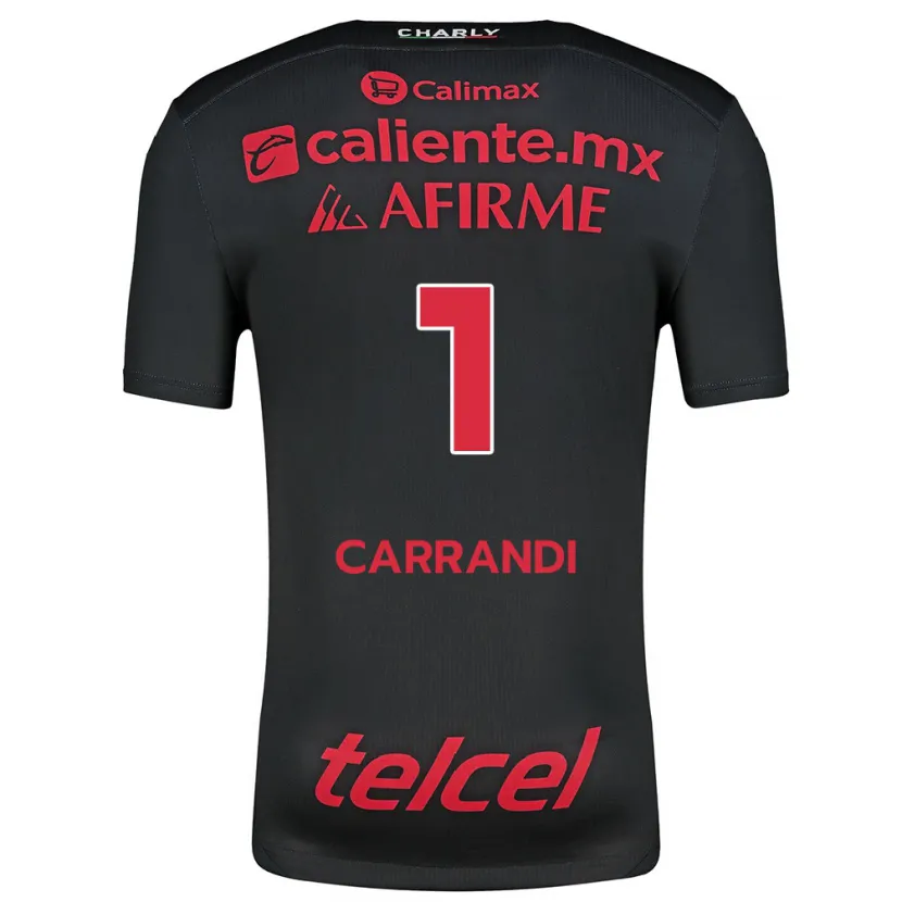 Danxen Herren Daniela Carrandi #1 Schwarz Rot Heimtrikot Trikot 2024/25 T-Shirt