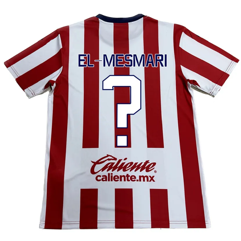 Danxen Herren Bruce El-Mesmari #0 Rot-Weiss Heimtrikot Trikot 2024/25 T-Shirt