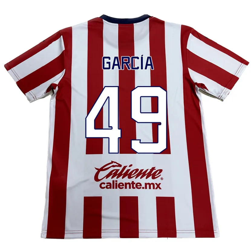 Danxen Herren Gilberto García #49 Rot-Weiss Heimtrikot Trikot 2024/25 T-Shirt