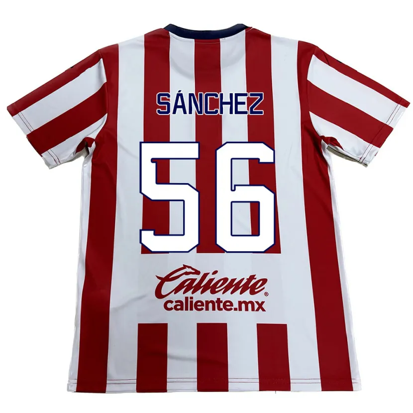 Danxen Herren Benjamín Sánchez #56 Rot-Weiss Heimtrikot Trikot 2024/25 T-Shirt