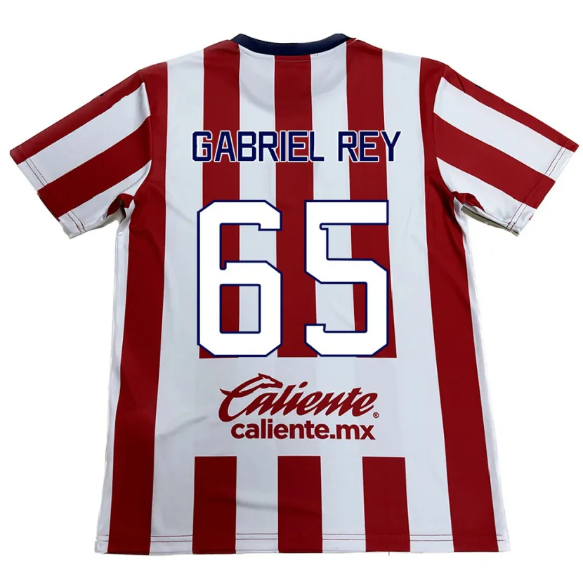 Danxen Herren Luis Gabriel Rey #65 Rot-Weiss Heimtrikot Trikot 2024/25 T-Shirt