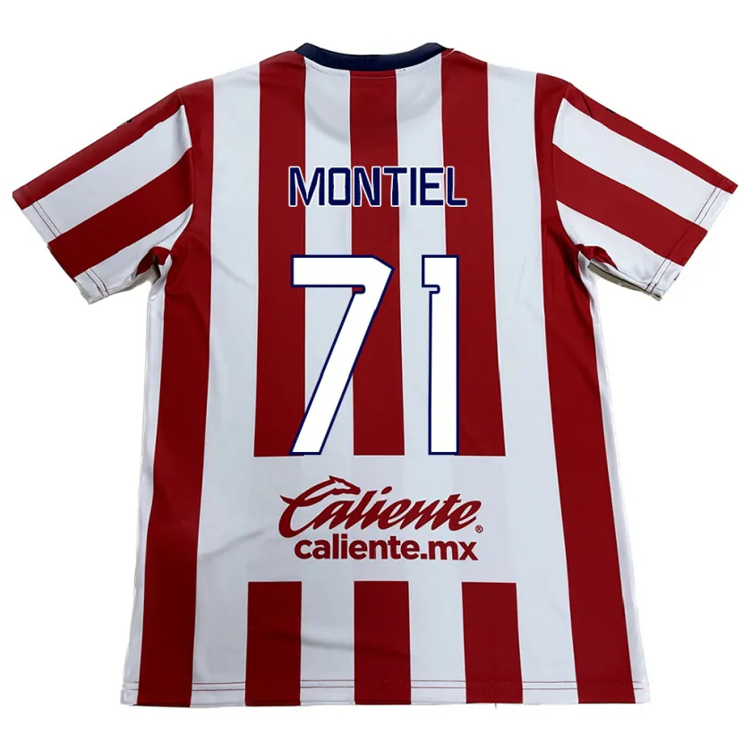 Danxen Herren Erick Montiel #71 Rot-Weiss Heimtrikot Trikot 2024/25 T-Shirt