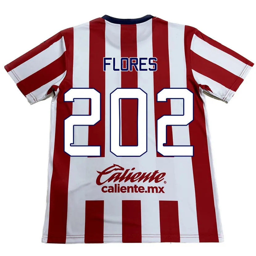 Danxen Herren Daniel Flores #202 Rot-Weiss Heimtrikot Trikot 2024/25 T-Shirt