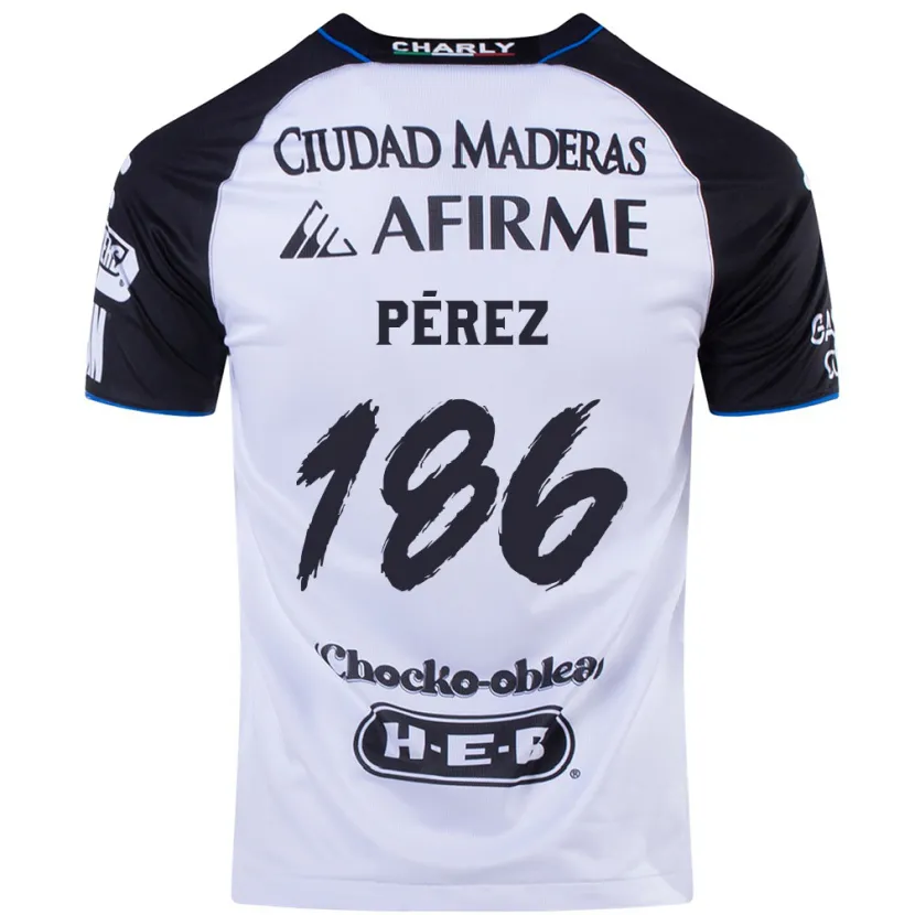 Danxen Herren José Pérez #186 Schwarz Blau Heimtrikot Trikot 2024/25 T-Shirt