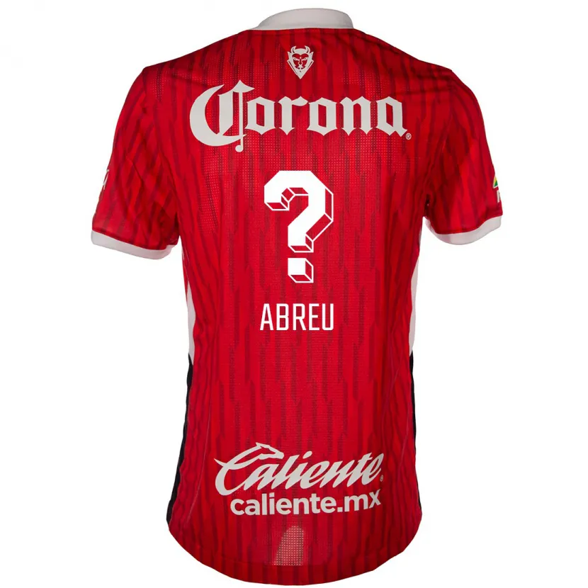Danxen Herren Diego Abreu #0 Rot-Weiss Heimtrikot Trikot 2024/25 T-Shirt