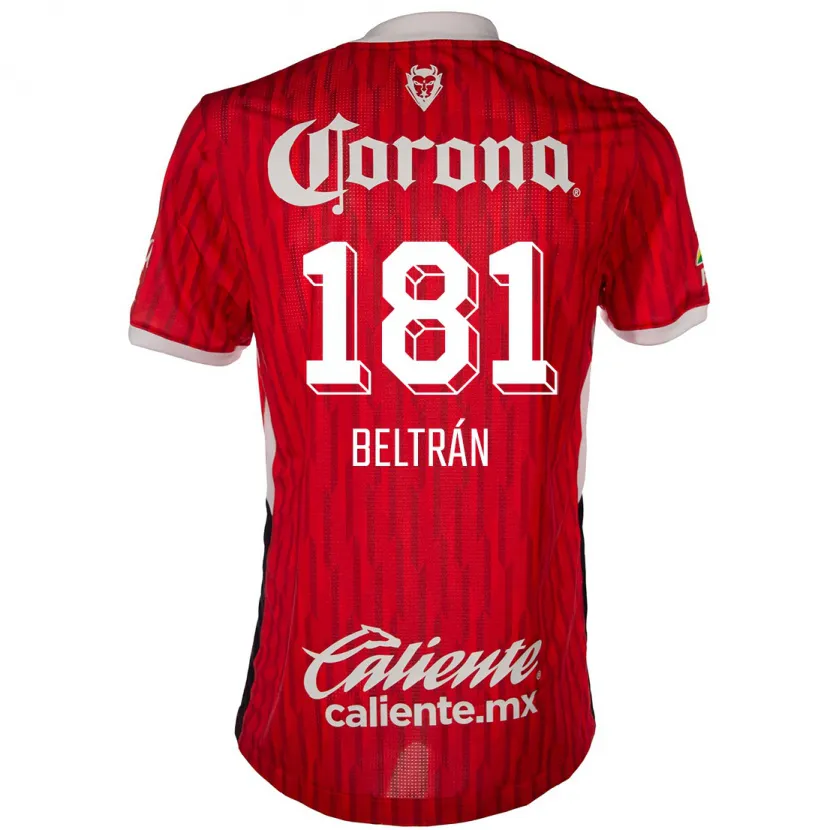 Danxen Herren Ronaldo Beltrán #181 Rot-Weiss Heimtrikot Trikot 2024/25 T-Shirt