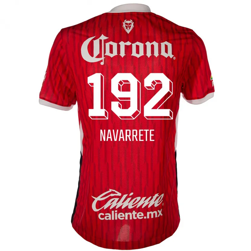 Danxen Herren Luis Navarrete #192 Rot-Weiss Heimtrikot Trikot 2024/25 T-Shirt