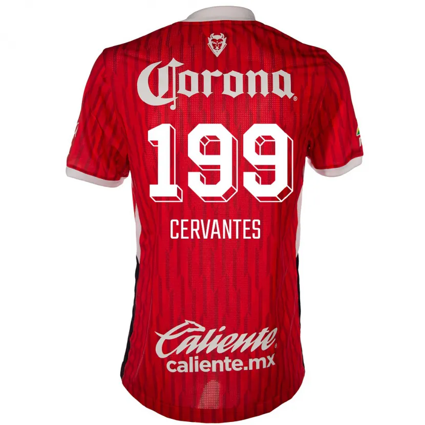 Danxen Herren Axel Cervantes #199 Rot-Weiss Heimtrikot Trikot 2024/25 T-Shirt
