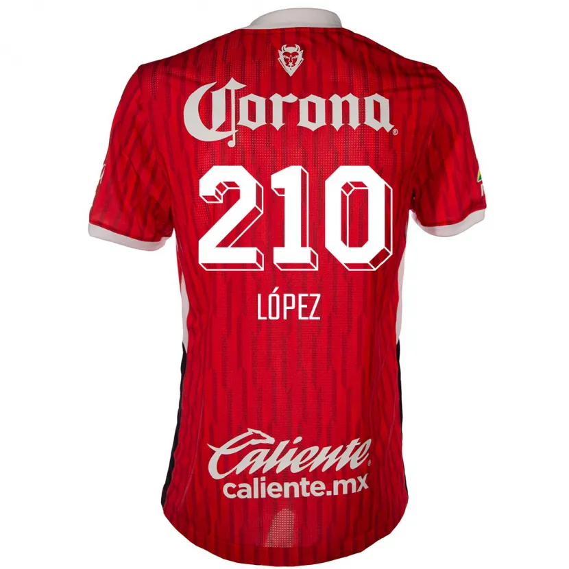 Danxen Herren Juan López #210 Rot-Weiss Heimtrikot Trikot 2024/25 T-Shirt