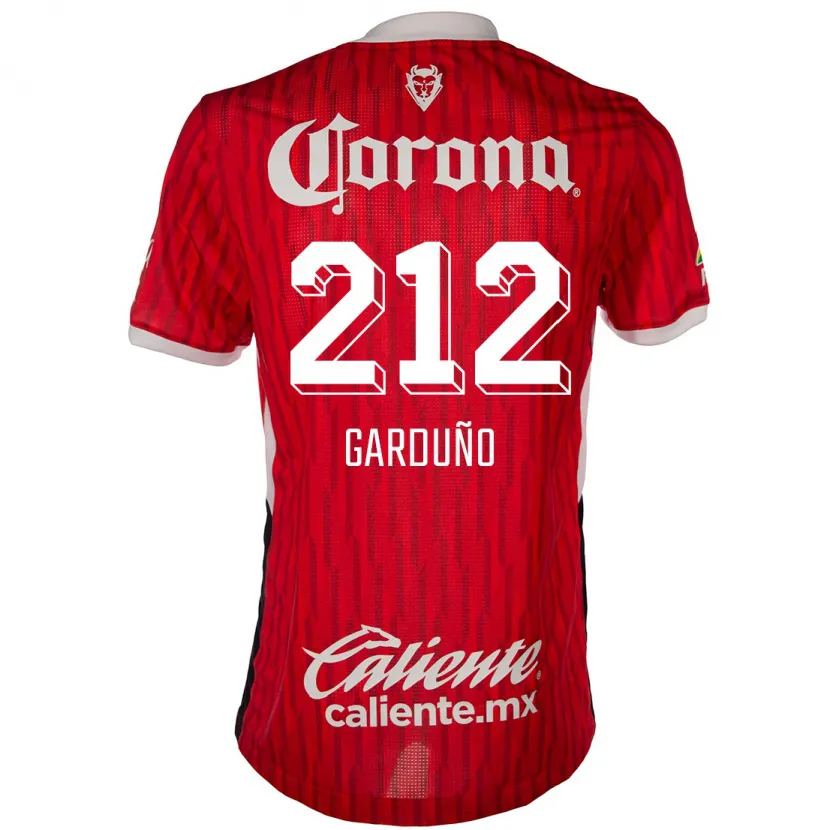 Danxen Herren Carlos Garduño #212 Rot-Weiss Heimtrikot Trikot 2024/25 T-Shirt