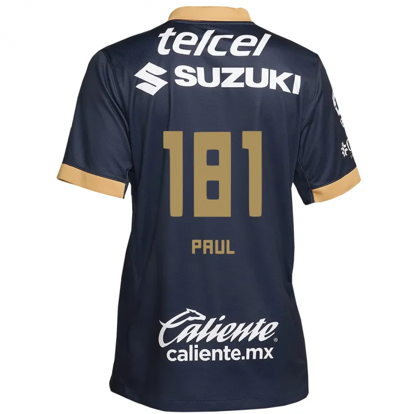 Danxen Herren Miguel Paul #181 Obsidian Gold Weiß Auswärtstrikot Trikot 2024/25 T-Shirt