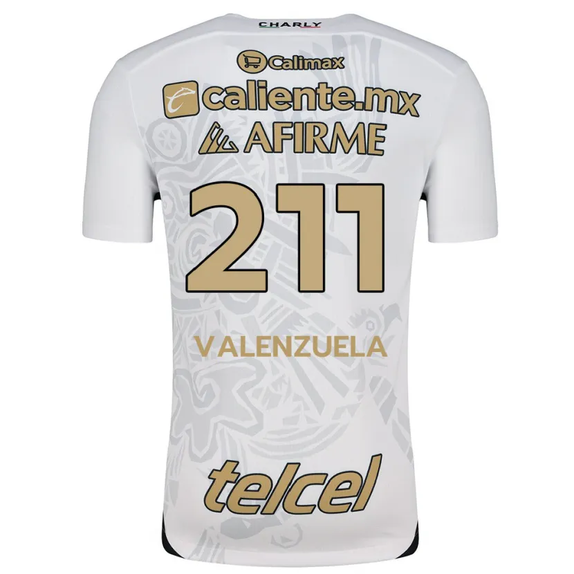 Danxen Herren Aldieri Valenzuela #211 Weiß Schwarz Auswärtstrikot Trikot 2024/25 T-Shirt