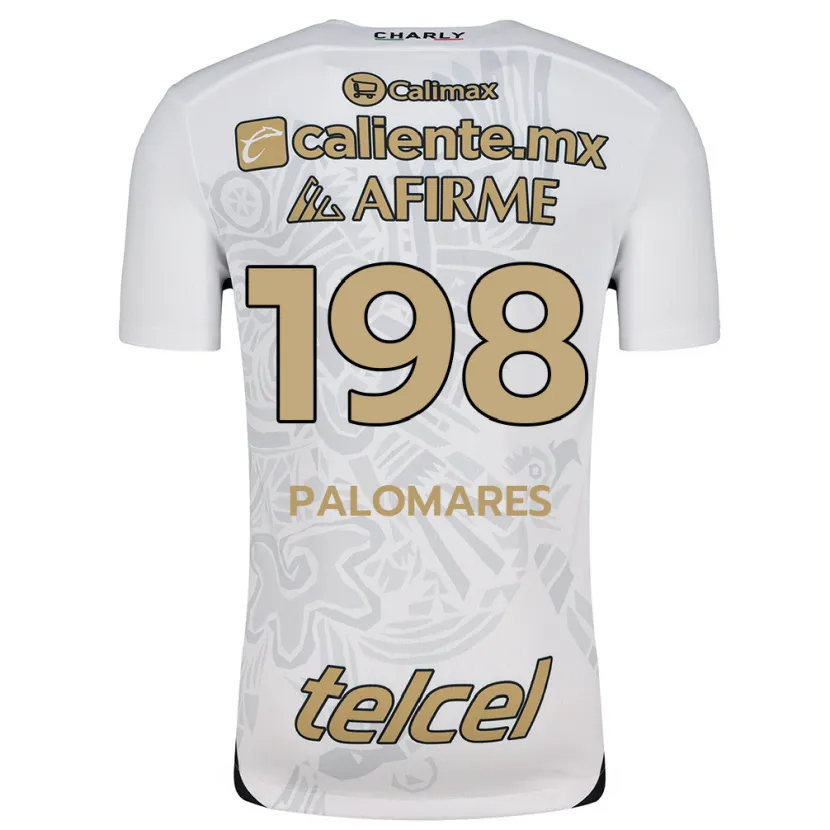 Danxen Herren Ramón Palomares #198 Weiß Schwarz Auswärtstrikot Trikot 2024/25 T-Shirt