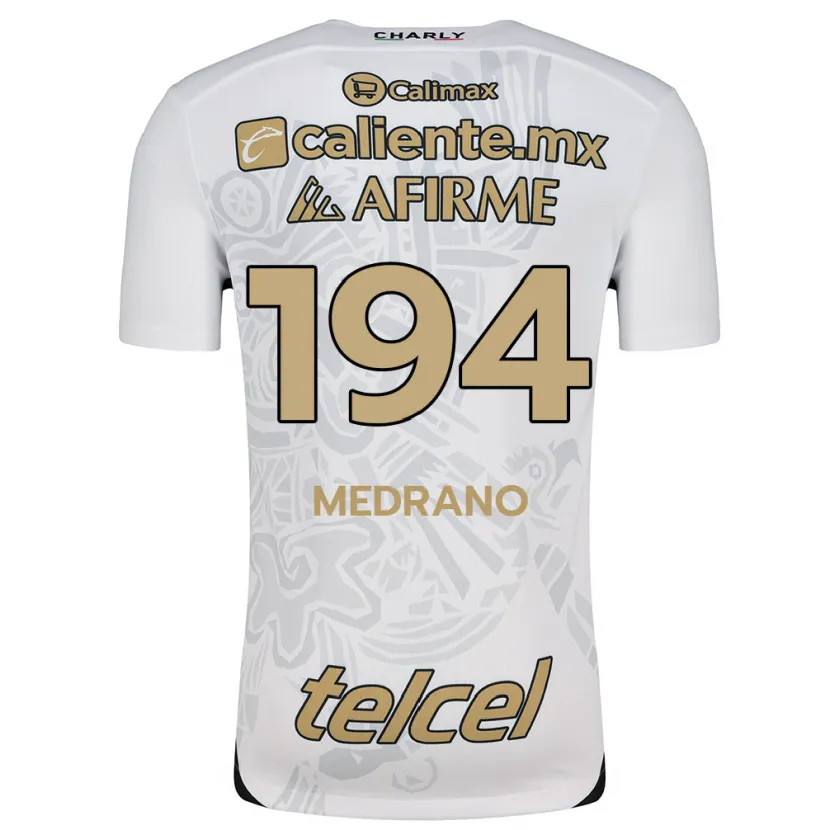 Danxen Herren Luis Medrano #194 Weiß Schwarz Auswärtstrikot Trikot 2024/25 T-Shirt