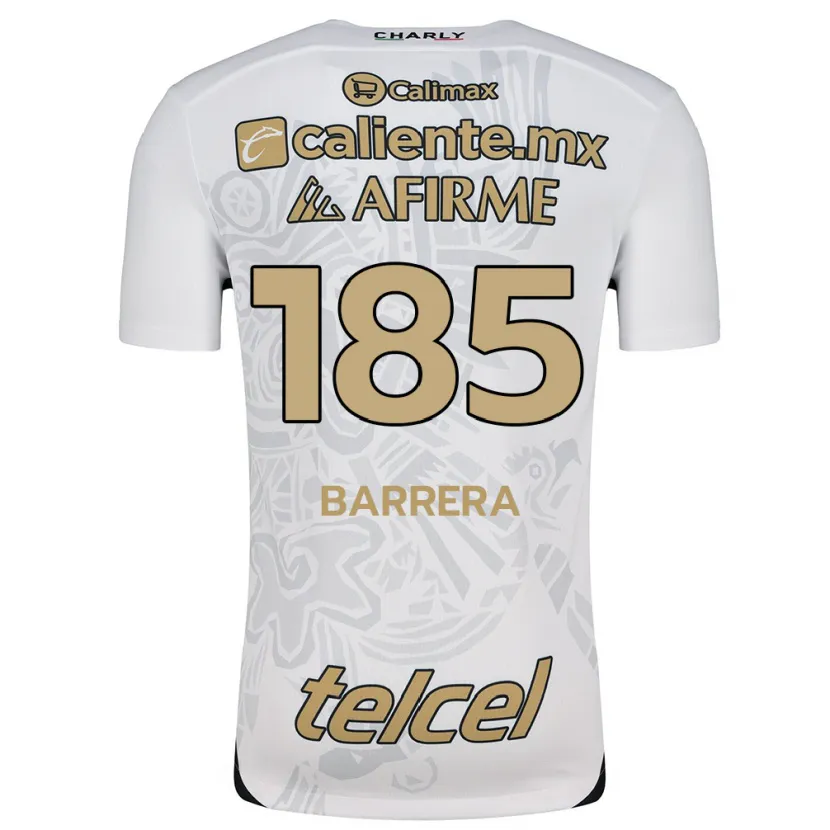 Danxen Herren Geonathan Barrera #185 Weiß Schwarz Auswärtstrikot Trikot 2024/25 T-Shirt