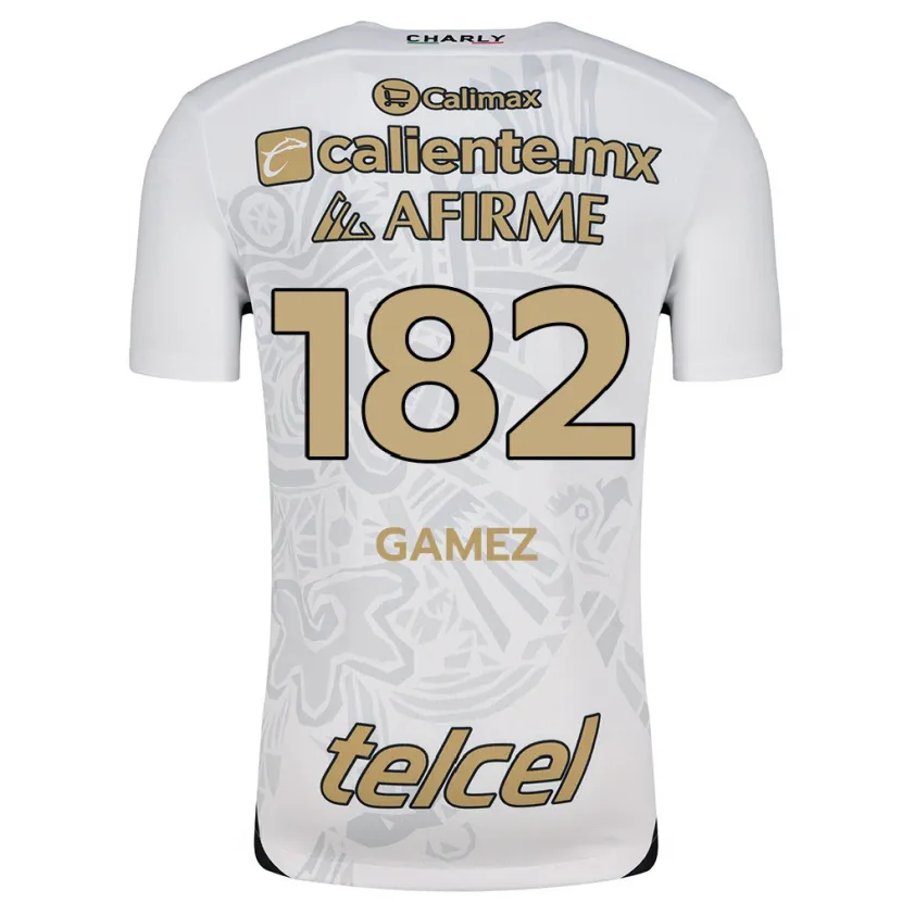 Danxen Herren Mark Gamez #182 Weiß Schwarz Auswärtstrikot Trikot 2024/25 T-Shirt