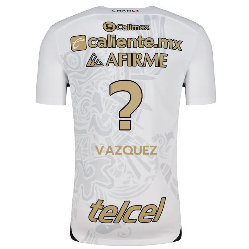 Danxen Herren Aldair Vázquez #0 Weiß Schwarz Auswärtstrikot Trikot 2024/25 T-Shirt