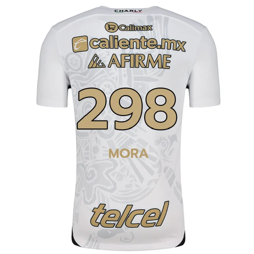 Danxen Herren Gilberto Mora #298 Weiß Schwarz Auswärtstrikot Trikot 2024/25 T-Shirt