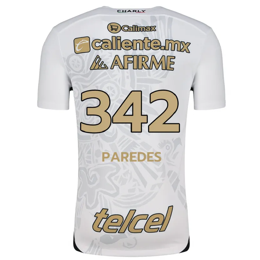 Danxen Herren Santiago Paredes #342 Weiß Schwarz Auswärtstrikot Trikot 2024/25 T-Shirt