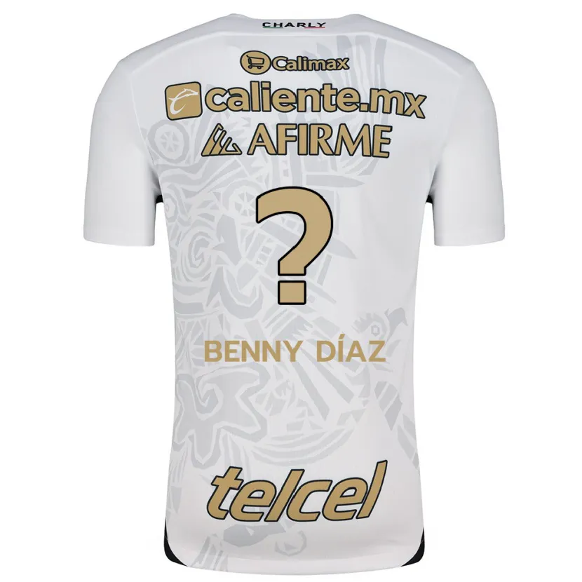 Danxen Herren Benny Díaz #0 Weiß Schwarz Auswärtstrikot Trikot 2024/25 T-Shirt