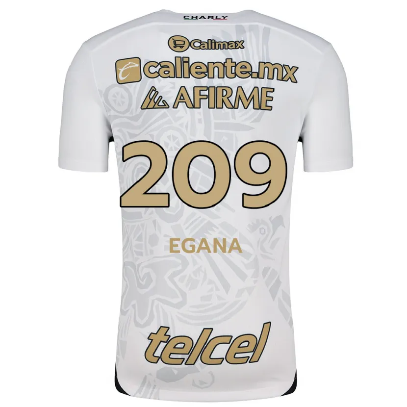 Danxen Herren Arath Egaña #209 Weiß Schwarz Auswärtstrikot Trikot 2024/25 T-Shirt