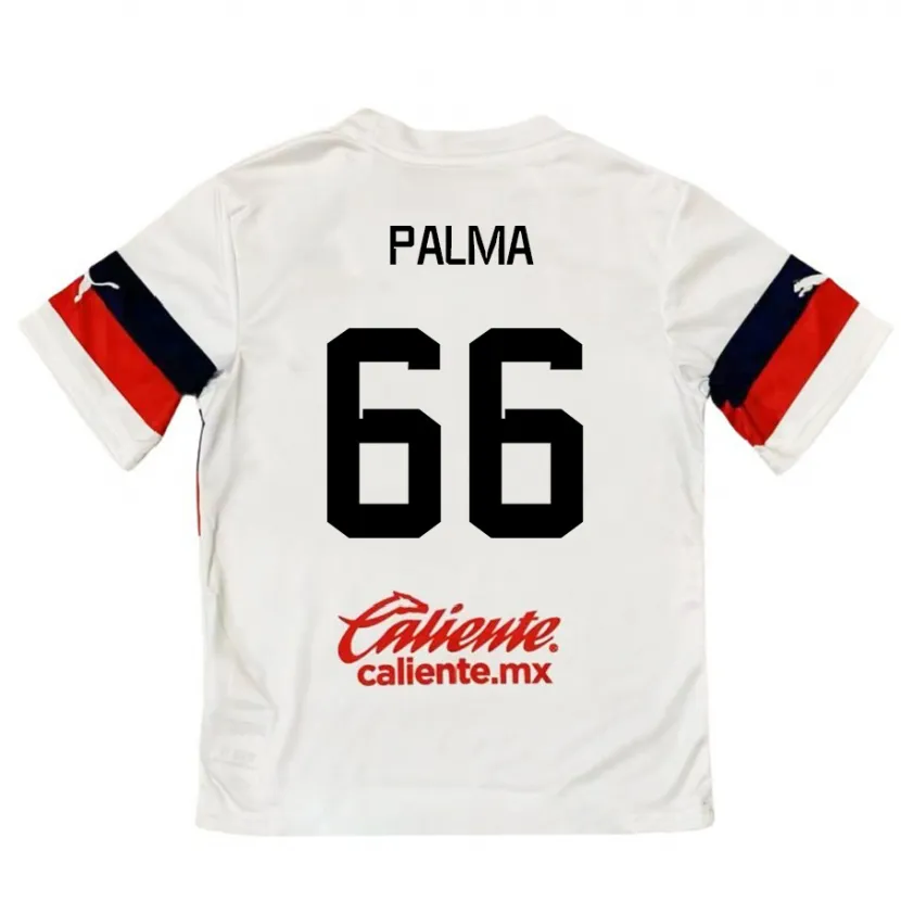 Danxen Herren Arturo Palma #66 Weiß Rot Auswärtstrikot Trikot 2024/25 T-Shirt