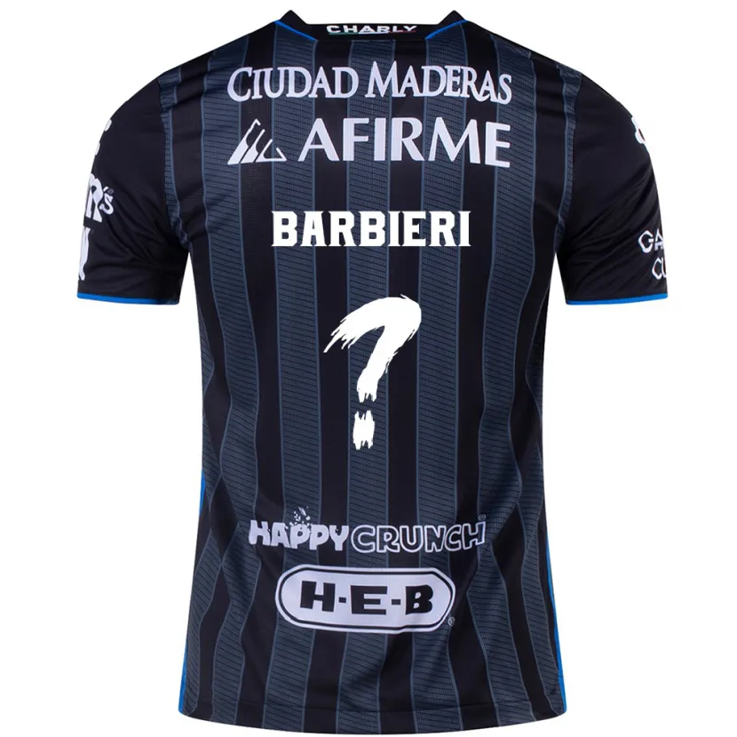Danxen Herren Miguel Barbieri #0 Weiß Schwarz Auswärtstrikot Trikot 2024/25 T-Shirt