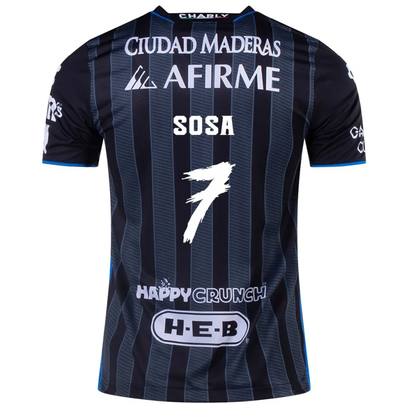 Danxen Herren Samuel Sosa #7 Weiß Schwarz Auswärtstrikot Trikot 2024/25 T-Shirt