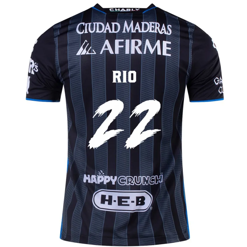 Danxen Herren Martín Rio #22 Weiß Schwarz Auswärtstrikot Trikot 2024/25 T-Shirt