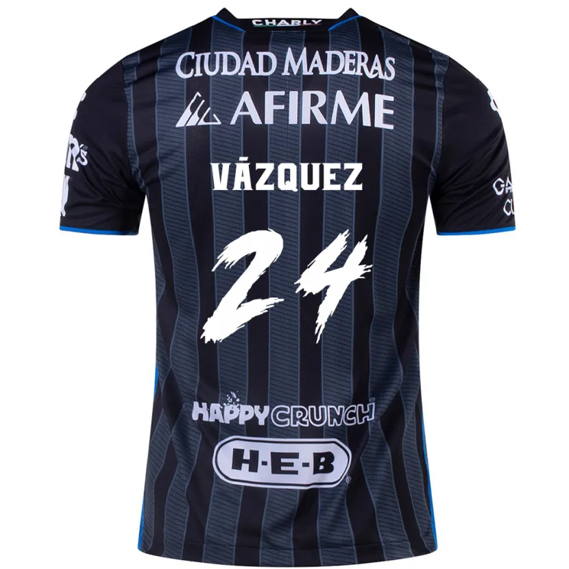 Danxen Herren Brayton Vázquez #24 Weiß Schwarz Auswärtstrikot Trikot 2024/25 T-Shirt