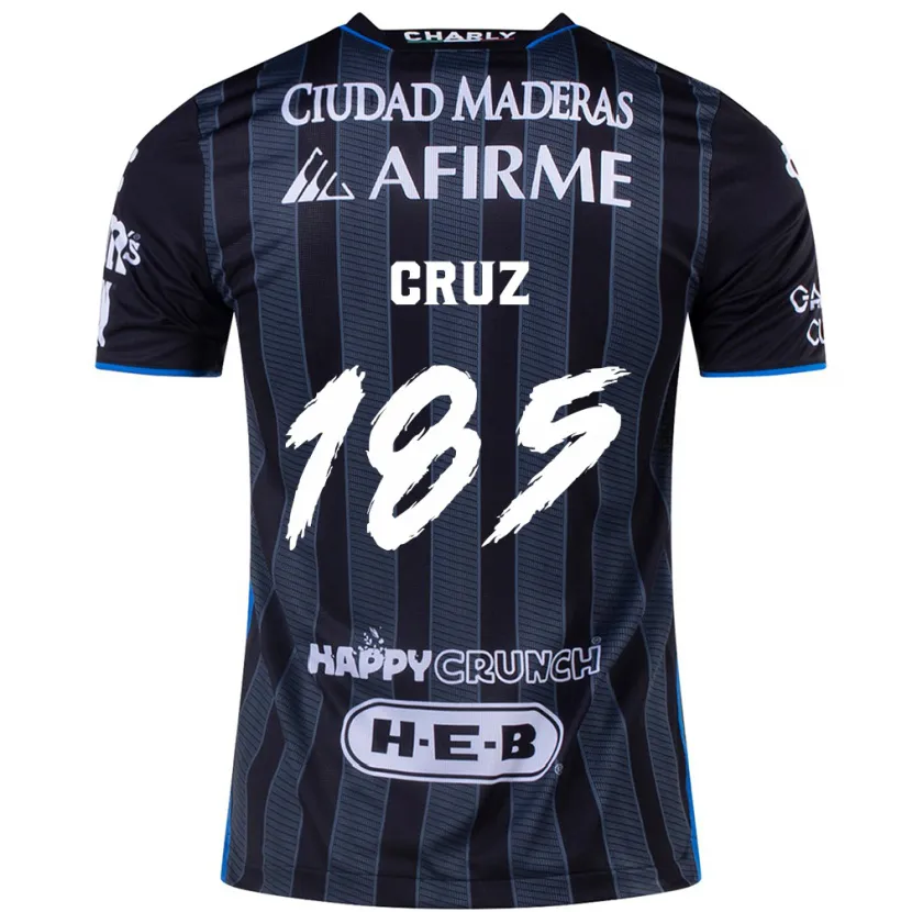 Danxen Herren Axel Cruz #185 Weiß Schwarz Auswärtstrikot Trikot 2024/25 T-Shirt