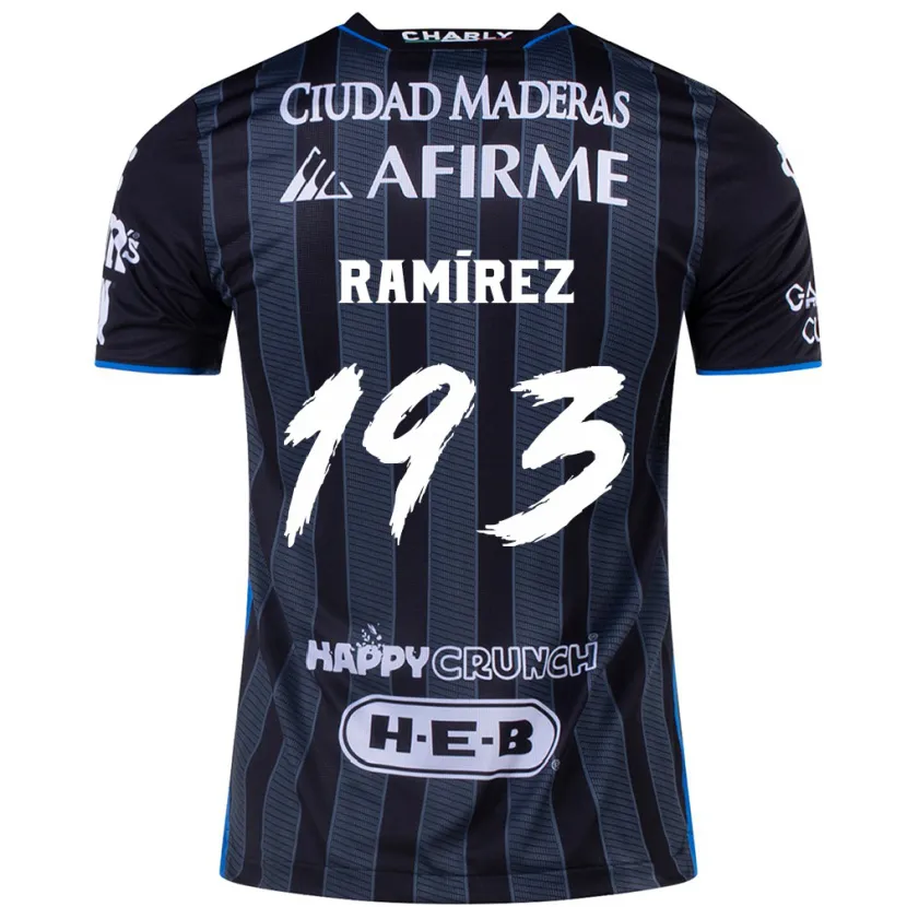Danxen Herren Ángel Ramírez #193 Weiß Schwarz Auswärtstrikot Trikot 2024/25 T-Shirt