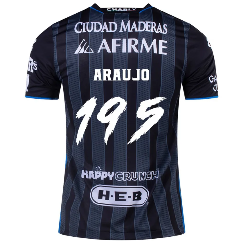 Danxen Herren Diego Araujo #195 Weiß Schwarz Auswärtstrikot Trikot 2024/25 T-Shirt