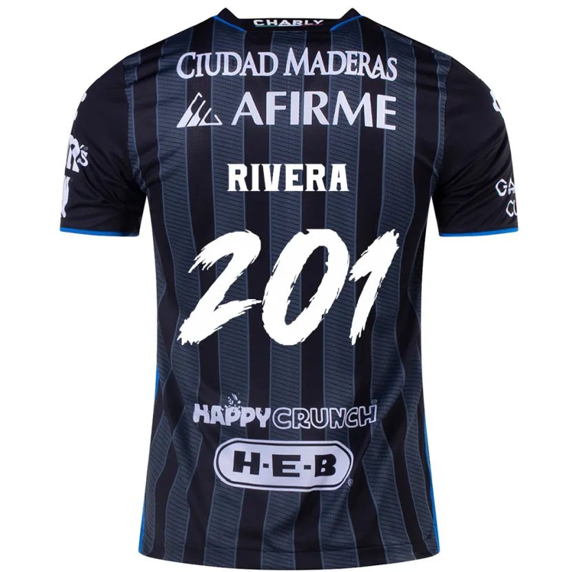 Danxen Herren Christian Rivera #201 Weiß Schwarz Auswärtstrikot Trikot 2024/25 T-Shirt