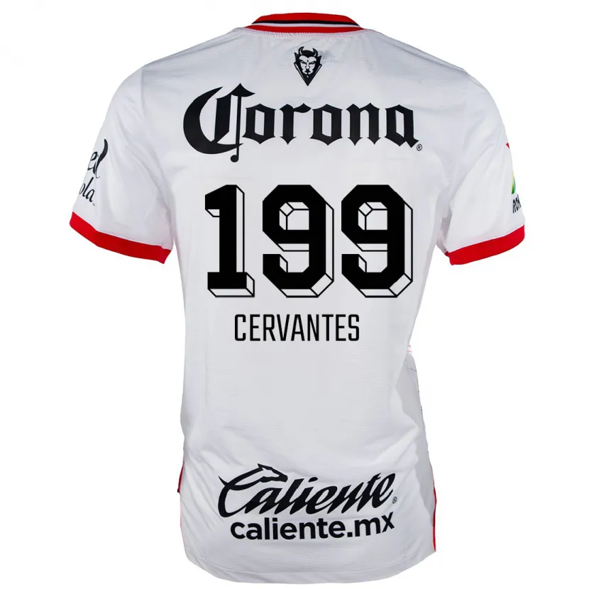 Danxen Herren Axel Cervantes #199 Weiß Rot Auswärtstrikot Trikot 2024/25 T-Shirt