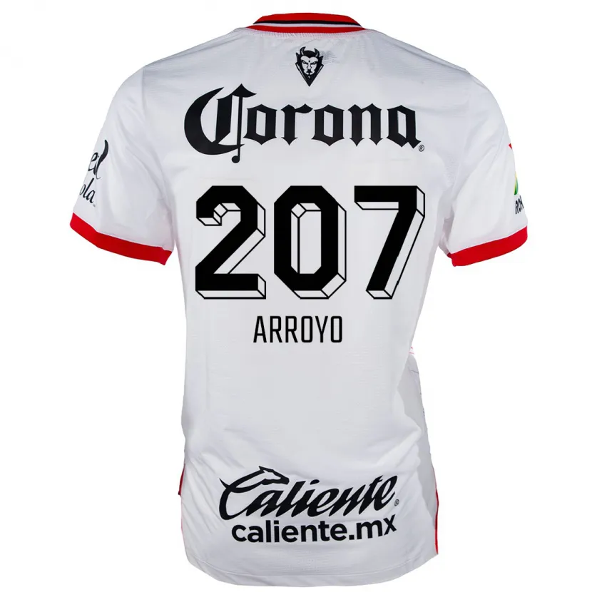 Danxen Herren José Arroyo #207 Weiß Rot Auswärtstrikot Trikot 2024/25 T-Shirt