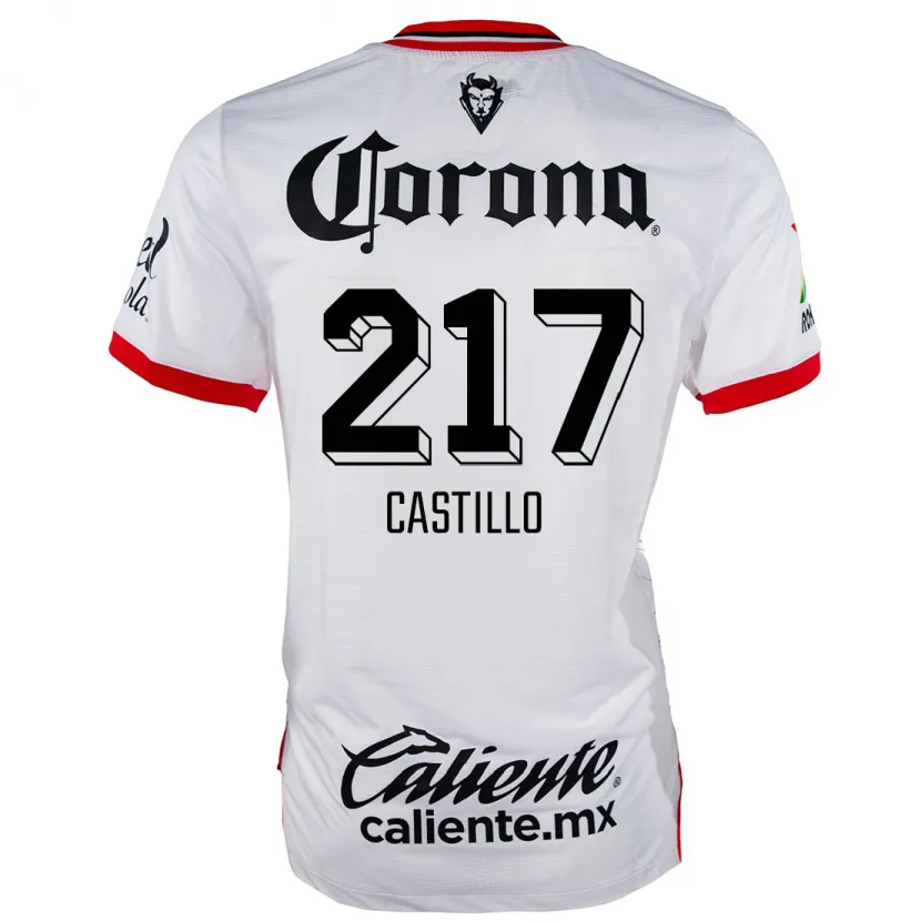 Danxen Herren Klever Castillo #217 Weiß Rot Auswärtstrikot Trikot 2024/25 T-Shirt