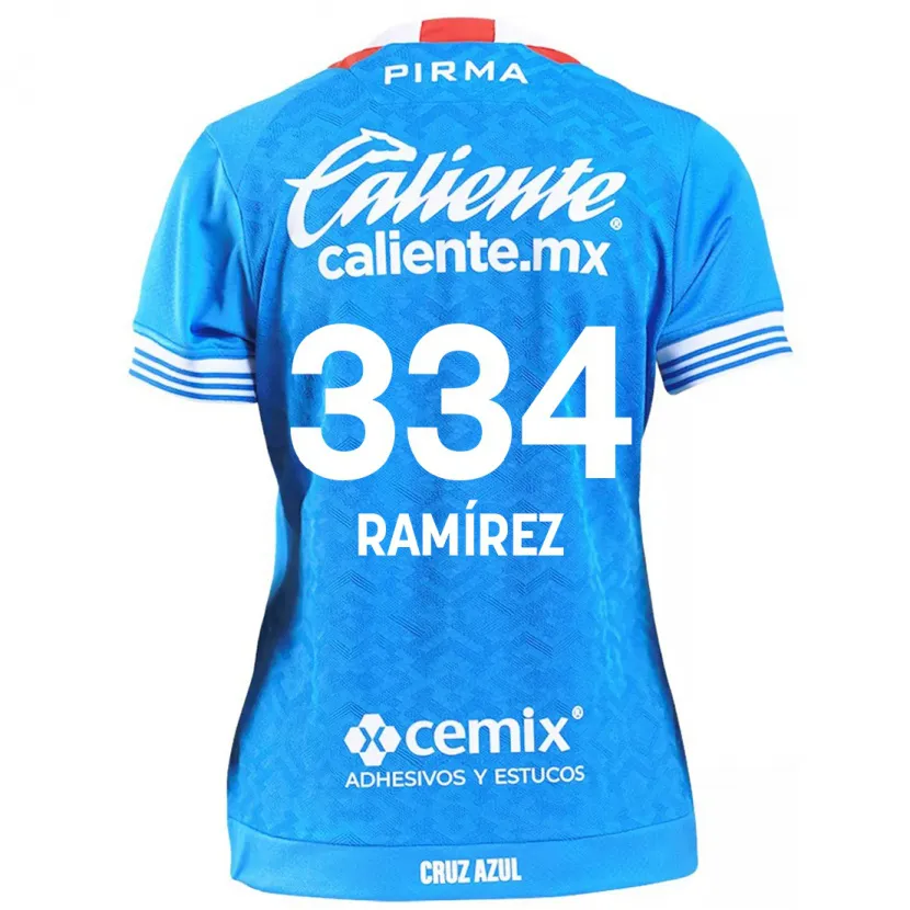 Danxen Damen Mauricio Ramírez #334 Himmelblau Heimtrikot Trikot 2024/25 T-Shirt