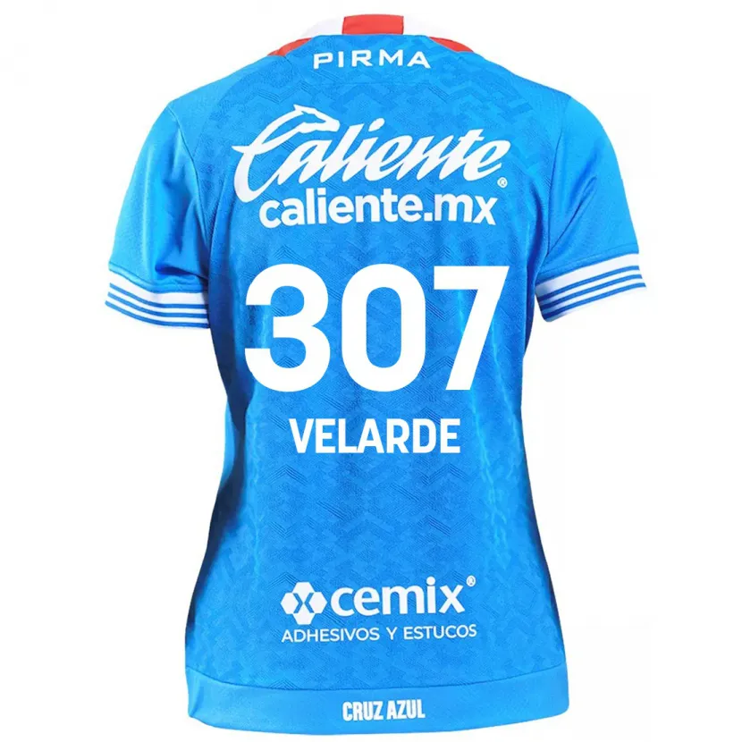 Danxen Damen Juan Velarde #307 Himmelblau Heimtrikot Trikot 2024/25 T-Shirt