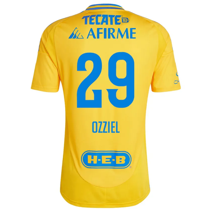 Danxen Damen Ozziel Herrera #29 Goldgelb Heimtrikot Trikot 2024/25 T-Shirt