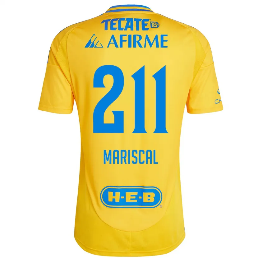 Danxen Damen Kevin Mariscal #211 Goldgelb Heimtrikot Trikot 2024/25 T-Shirt