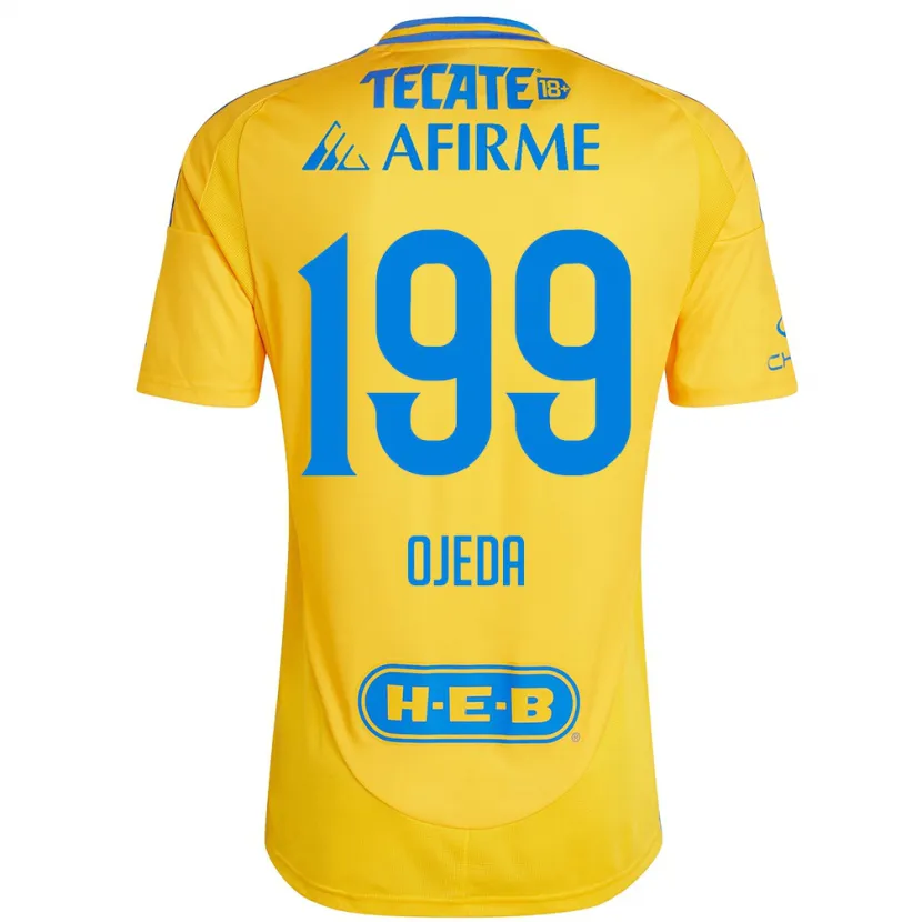 Danxen Damen Diego Ojeda #199 Goldgelb Heimtrikot Trikot 2024/25 T-Shirt